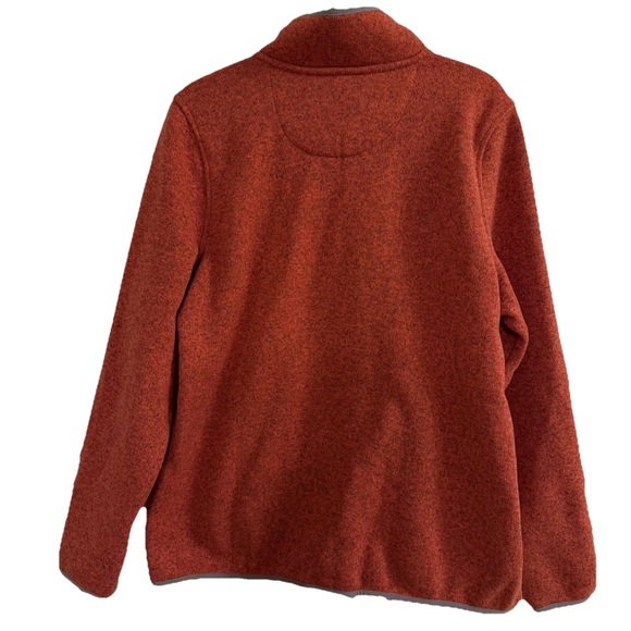 LL Bean Men's Pullover Sweater Fleece XL REG Slightly Fitted Red Chestnut 298050 - Picture 9 of 10